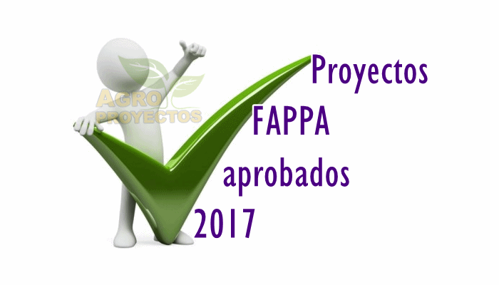 proyectos FAPPA aprobados 2017