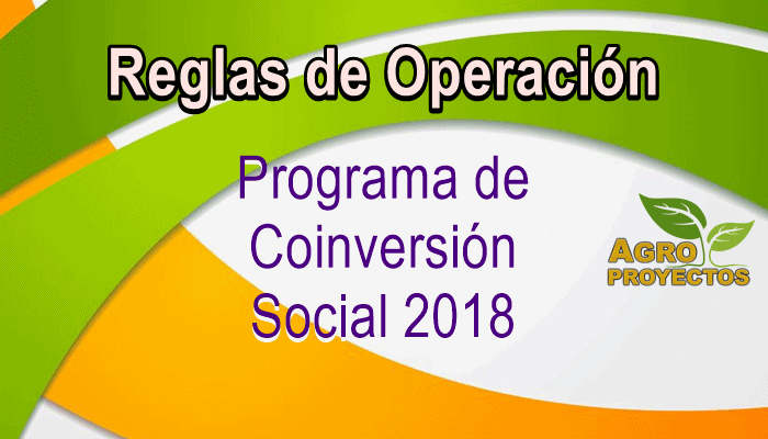 Reglas de Programa de Coinversion Social 2018