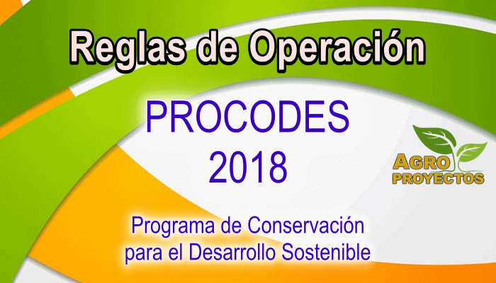 Reglas de Operacion PROCODES 2018