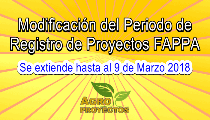 Proyectos FAPPA 2018