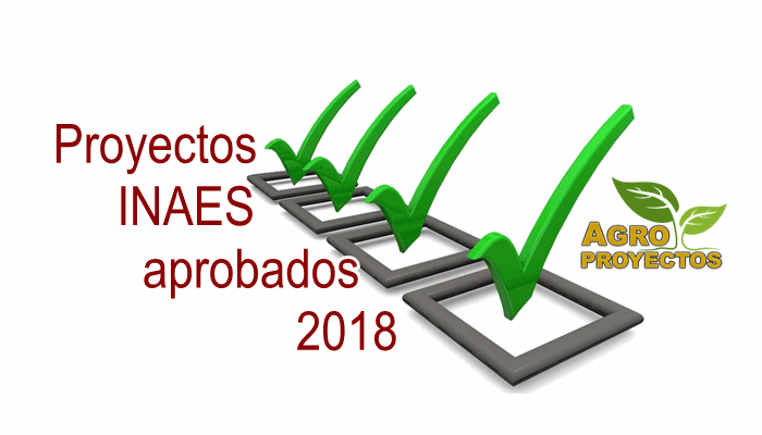 Proyectos INAES autorizados 2018