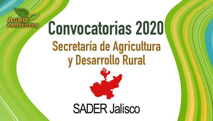 Convocarorias 2020 SADER Jalisco